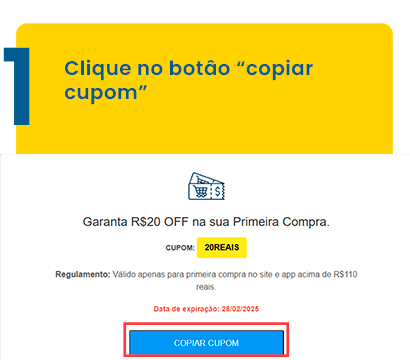 Copiar cupom Nissei