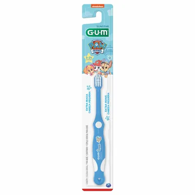 Escova Dental Bebê GUM Extramacia Paw Patrol Cabeça Pequena