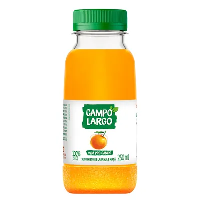 Suco Campo Largo Laranja e Maça Pet 250ML