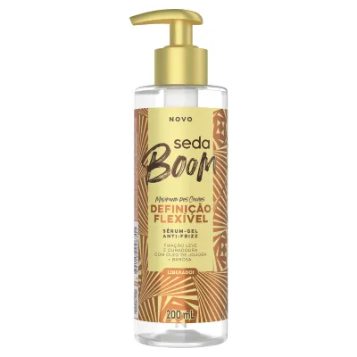Sérum Gel Anti-frizz Seda Boom Definição Flexível 200 ml