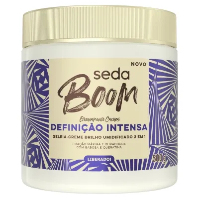 Geleia - Creme 2 em 1 Seda Boom Definição Intensa 500 g
