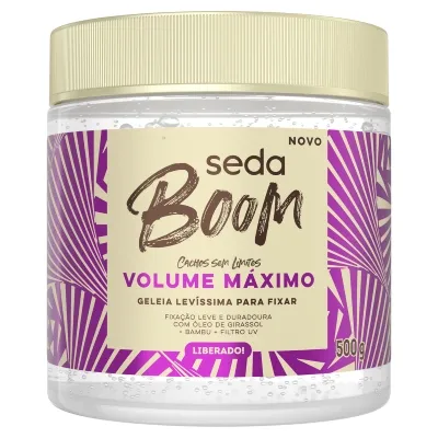 Geleia Seda Boom Volume Máximo 500 g