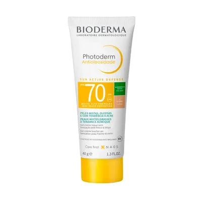 Protetor Solar Facial Bioderma Photoderm Com Cor 2.0 FPS 70 40g