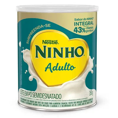 Leite Po Semidesnatado Ninho Adulto Lata 350g