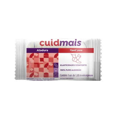 Atadura Crepom Cuidmais 8cmx1,80m