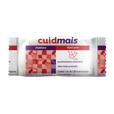 Atadura Crepom Cuidmais 10cmx1,80m