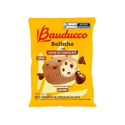 Bolinho Bauducco Gotas Chocolate 40g