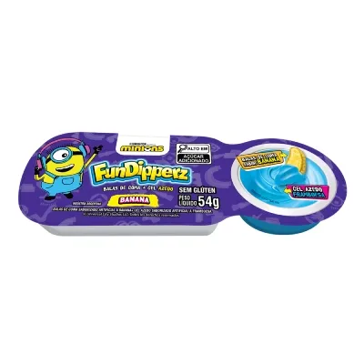 Bala Goma Fundipperz Minions 54G preço