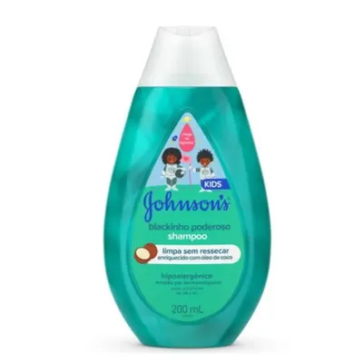 Shampoo Infantil Johnson's Baby Blackinho Poderoso 200Ml