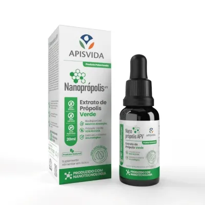 Extrato De Própolis Apis Vida Nanoprópolis Verde 20Ml preço