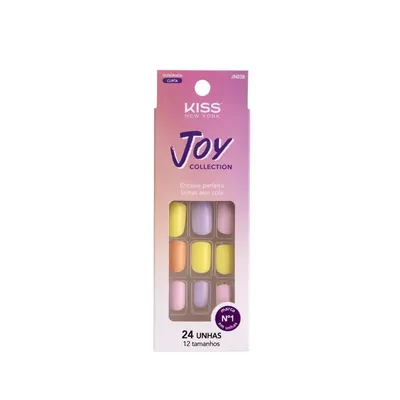 Unhas Kiss Ny Joy Collection Candy Colors preço