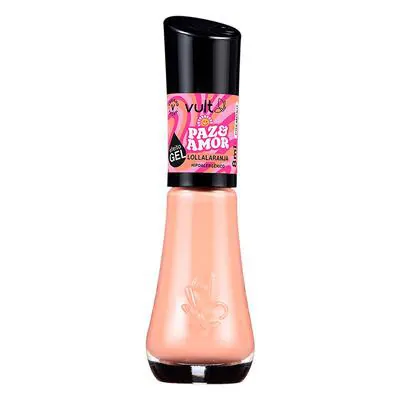 Esmalte Vult 5Free Cremoso Paz&Amor Lolla Laranja 8ml