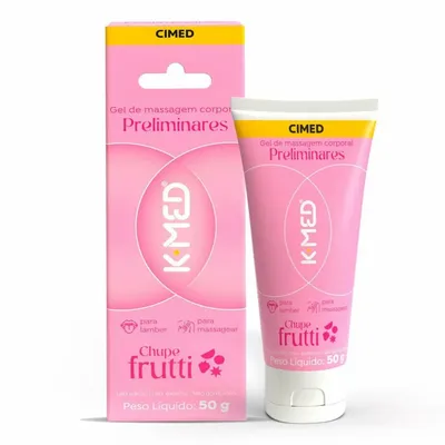 Gel De Massagem Corporal K-Med Cimed Preliminares Chupe Frutti 50G preço