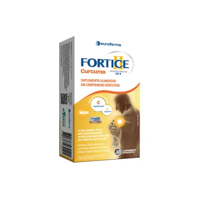 Suplemento Alimentar Eurofarma Fortice + Cúrcuma - 30 Comprimidos preço