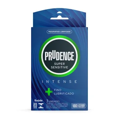 Preservativo Prudence Intense Super Sensitive 3 Unidades preço
