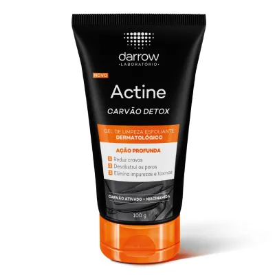 Actine Gel Limpeza Esfoliante Carvao Detox 100g