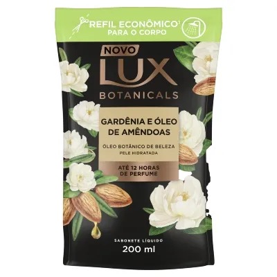 Sabonete Líquido Para Mãos Refil Lux Gardenia E Óleo De Amendoas 200Ml preço