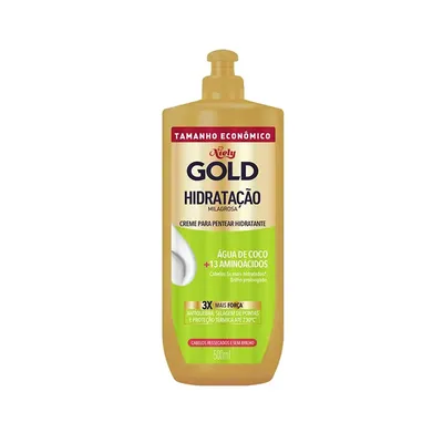 Creme Para Pentear Niely Gold Hidratação Milagrosa 500ml