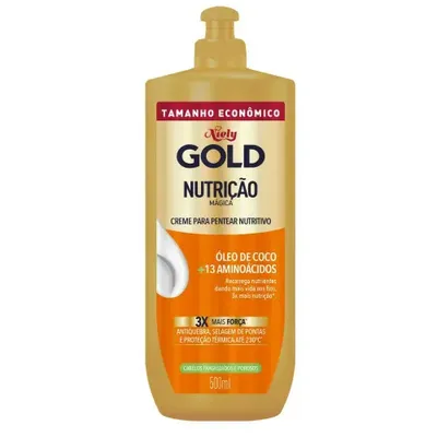 Creme Para Pentear Niely Gold Nutrição Mágica 500ml