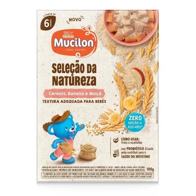 Mucilon Nestlé Banana E Maçã 100gr