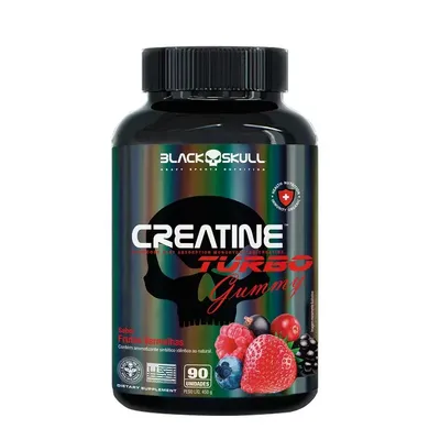 Creatine Black Skull Gummy Com 90 Gomas