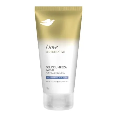 Gel de limpeza facial Dove Purifica & Equilibra 150ml