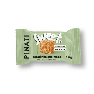 Doce Pinati Sweet Mini Cocadinha Queimada Sem Açúcar 14g