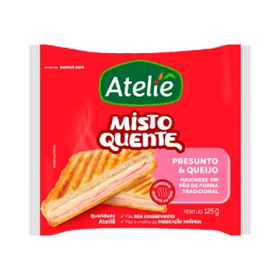 Misto Quente Ateliê Presunto e Queijo 125g