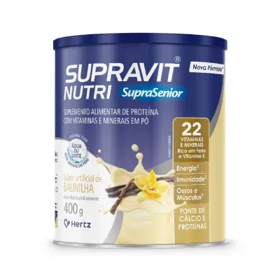 Suplemento Alimentar Supravit Nutri Suprasenior Baunilha 400g