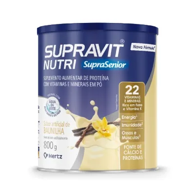 Suplemento Alimentar Supravit Nutri Suprasenior Baunilha 800G preço