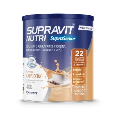 Supravit Nutri Cappuccino Suplemento Alimentar 400g
