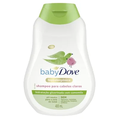 Shampoo Dove Baby Para Cabelos Claros 400Ml preço