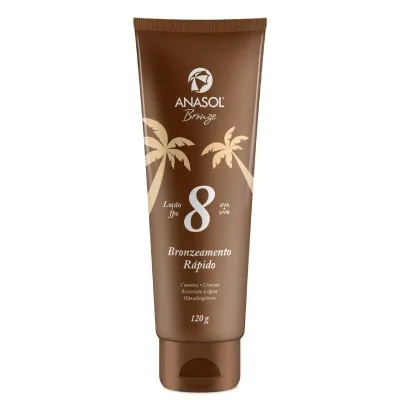 Loção Bronzeadora Anasol Bronze FPS 8 120g