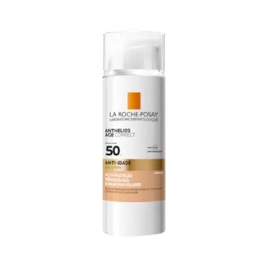 Protetor Solar Facial Anti-Idade La Roche-Posay Anthelios Age Correct FPS 50 Sem Cor 50g