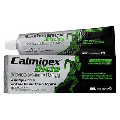 Calminex Diclo Diclofenaco Dietilamônio Gel 60G preço