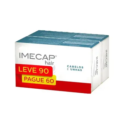 Kit Imecap Hair Cabelos e Unhas Leve 90 Pague 60