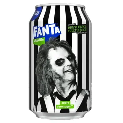 Refrigerante Fanta Apple Beetlejuice 350Ml Edição Limitada preço