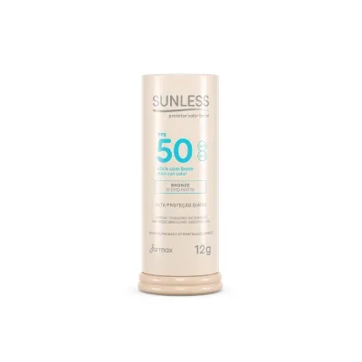 Protetor Solar Facial Stick FPS 50 Sunless Bronze 12g