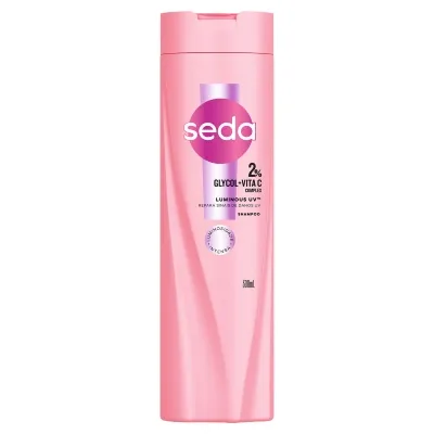 Shampoo Seda 2% Glycol + Vita C Complex Luminous UV 300ml