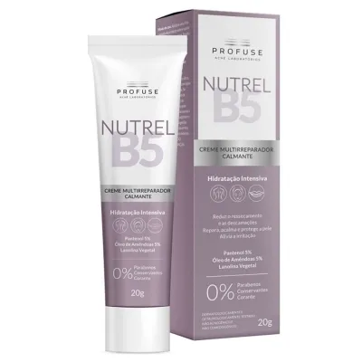 Creme Multirreparador Calmante Profuse Nutrel B5 Corpo e Rosto com 20g