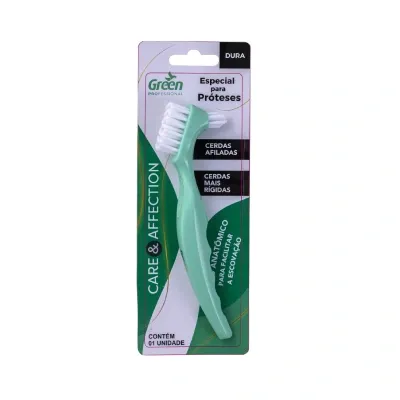 Escova Dental Green Protese Care E Affection Dura Especial Para Próteses preço