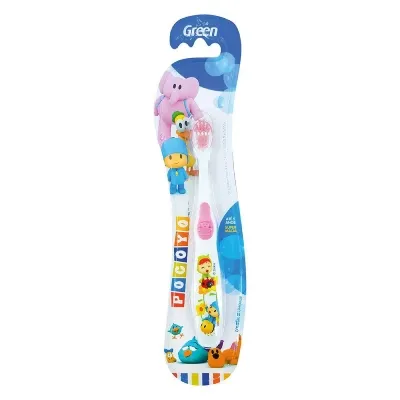 Escova Dental Green Infantil Pocoyo Super Macia preço