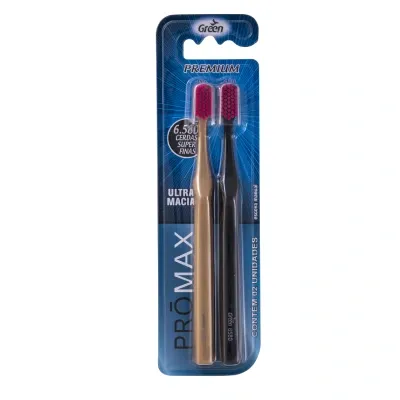Escova Dental Green Promax Ultra Macia 2 Unidades preço
