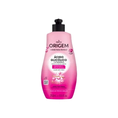 Creme Para Pentear Ácido Glicólico E D'pantenol Origem 250Ml preço