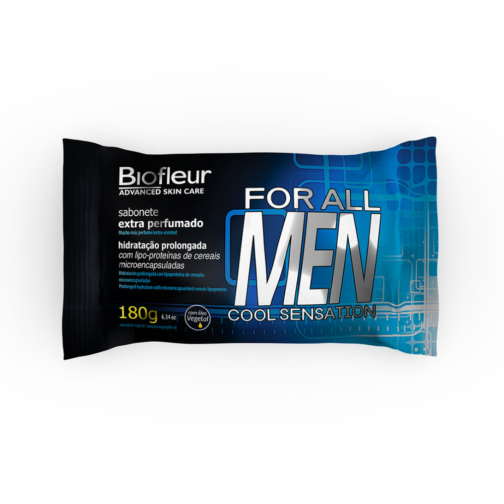 Sabonete Biofleur Advanced Skin Care For All Men Coll Sensation 180g