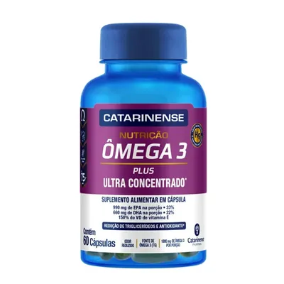Ômega 3 Plus Catarinense Nutrição 60 Cápsulas