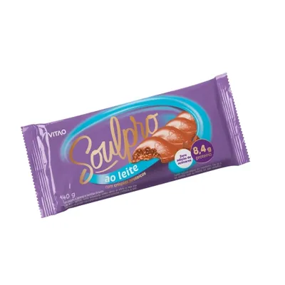 Chocolate Proteico Soul Pro Ao Leite Zero 40g 