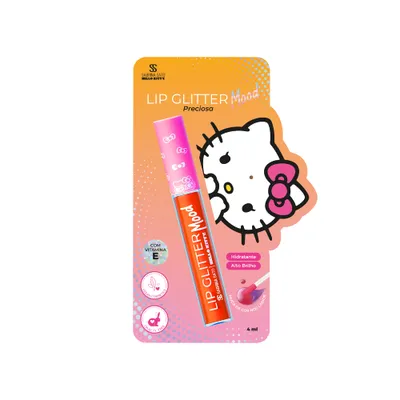 Lip Glitter Preciosa Mood Sabrina Sato Hello Kitty 4Ml preço