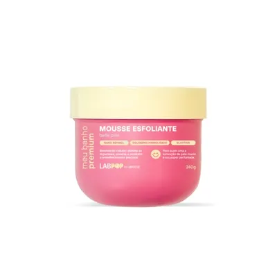 Mousse Esfoliante Labotrat Labpop Belle Pink 240G preço