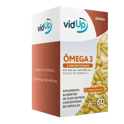 Ômega 3 Vidup Concentrado 60 Cápsulas preço